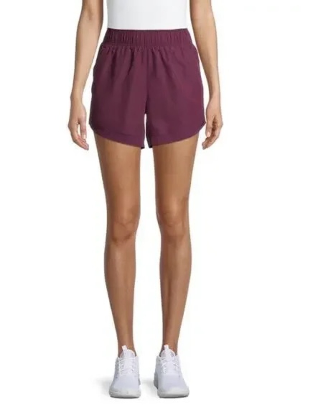 Women's Maroon Athletic Shorts